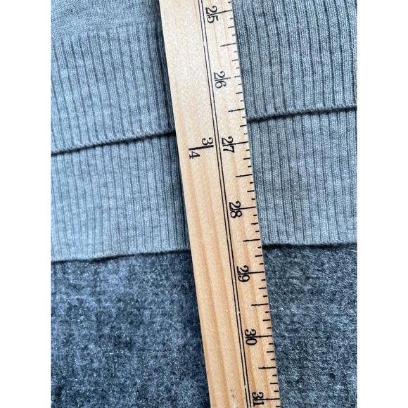 GAP Designed‎ Crafted Merino Wool Blend Striped V Neck Sweater Large - Picture 5 of 7